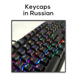 Mechanical Keyboard Keycaps OEM Profile Russian Korean Spanish French Layout Key ABS Transparent 104 Keys For Cherry GK61