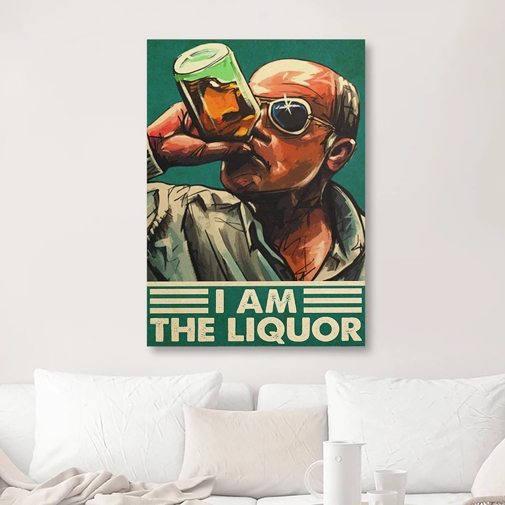 I Am A Wine Poster Drinking Alcohol Wine Lovers Gift Creative Prints Modern Canvas Painting Bar Art Wall Nordic Home Decoration