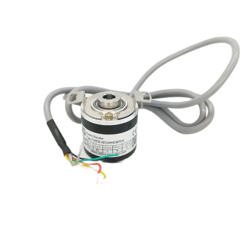 GHB38 5/6/8mm Inner Hole Semi-hollow Shaft Rotary Encoder Pulse Output 100~2000PPR