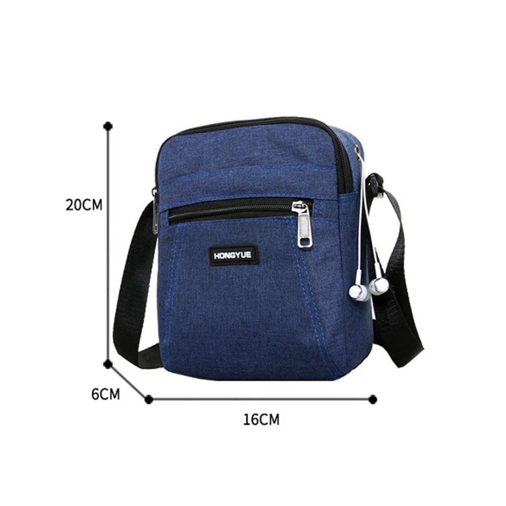 Men\'s Messenger Bag Crossbody Shoulder Bags Nylon Travel Bag Man Purse Small Sling Pack For Work Business Men Bag