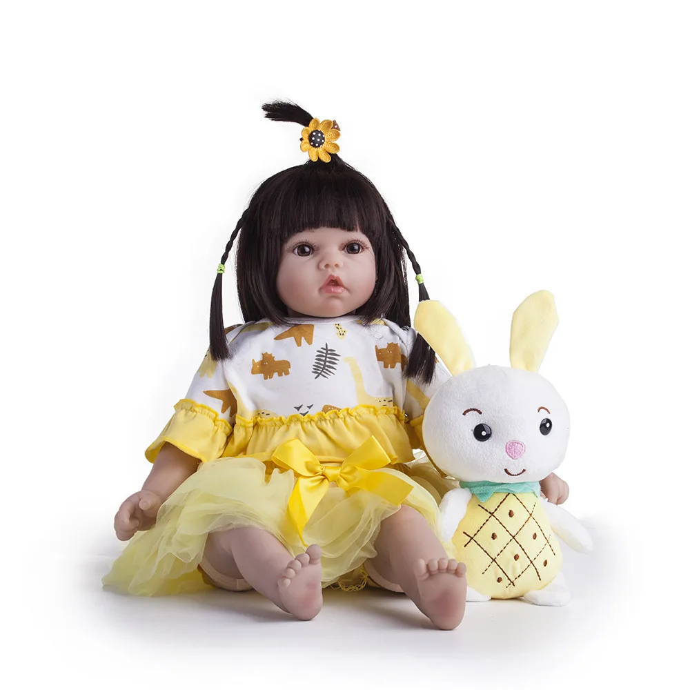 

Sell like hot cakes Reborn baby dolls export simulation body soft glue holiday gifts, children photography props furnishing