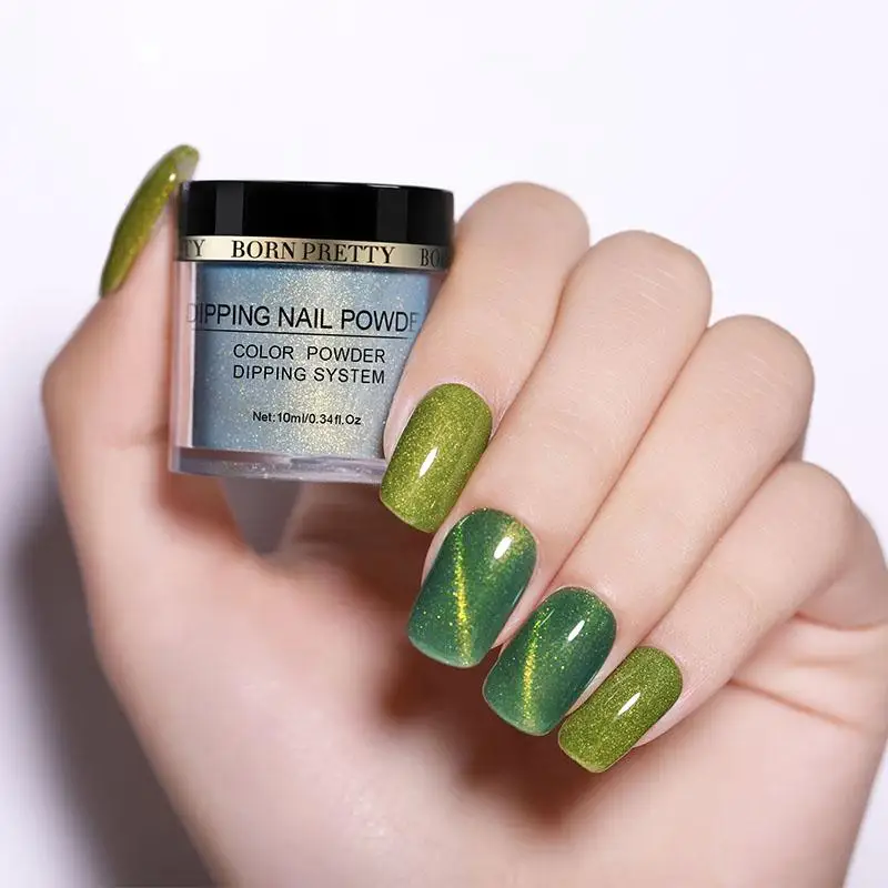 Sinh Xinh Xắn Chấm Móng Bột Mèo Từ Tắc Kè Hoa Gradient Móng Lấp Lánh Bột Lấp Lánh 10Ml Khô Tự Nhiên Ngâm Móng Tay Trang Trí