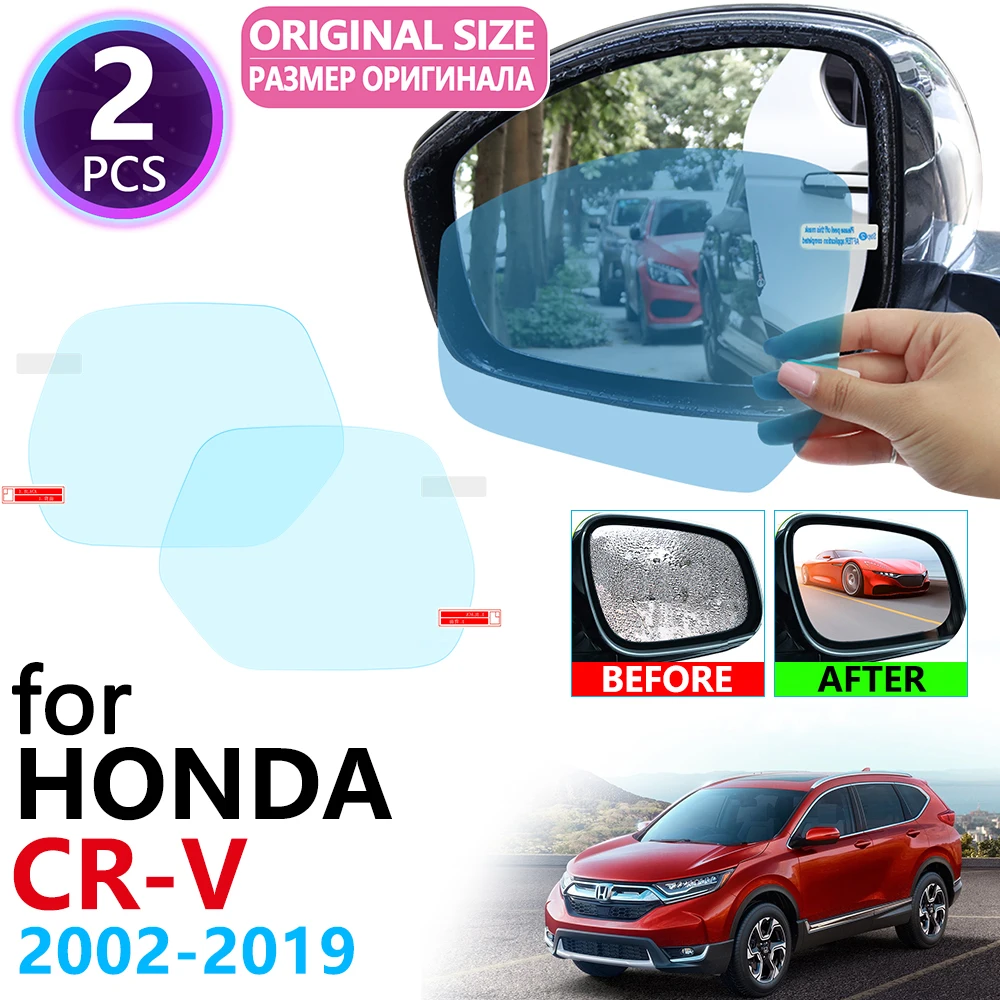 for Honda CRV 2002~2019 Full Cover Rearview Mirror Anti Fog Film Accessories 2007-2011 CR-V 2012 2013 2014 2015 2016 2017 2018