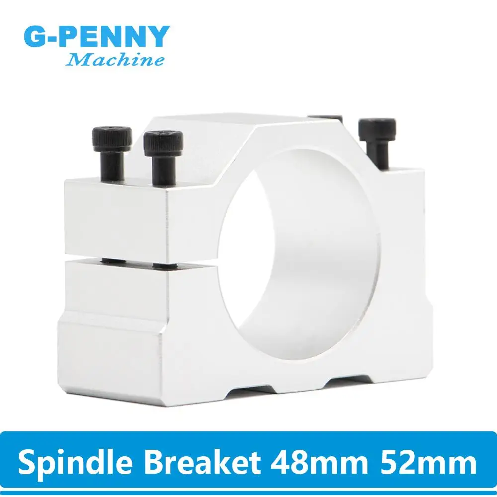 Diameter 48mm  Aluminium spindle ClampIing  bracket of cnc spindle motor spindle mount bracket clamp cnc machine tool spindle