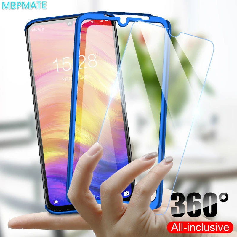 360 Full Protective Phone Case For Xiaomi Redmi Note 9 9T 8 7 6 K20 Pro 7A S2 Case For Xiaomi Mi 9T 5X 6X A2 Lite Max 2 3 Case