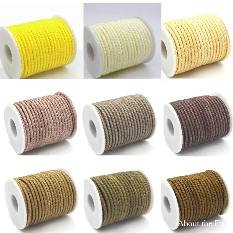 

ATF 1.6mm - 4mm Milan Braided Cords DIY Bracelet Necklace For Jewelry Making Clothing Accessories Apparel Handcrafts Woven Ropes