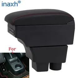 For Skoda FABIA Armrest For Skoda Fabia 2 2008-2014 Car Armrest Box Retrofit Parts Storage Box Interior Parts Car Accessories