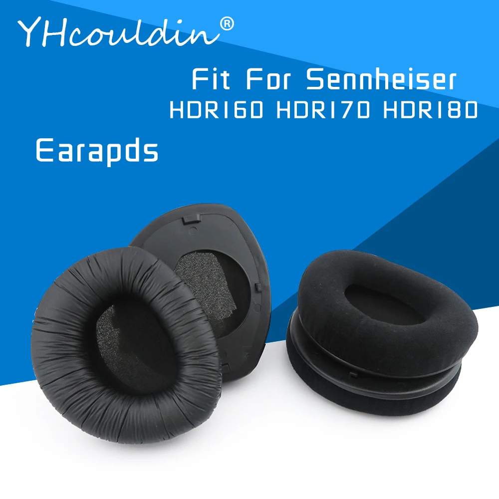 

YHcouldin Earpads for Sennheiser HDR160 HDR170 DHR180 Headphones Earpad Cushions Covers Velvet Ear Pad Replacement