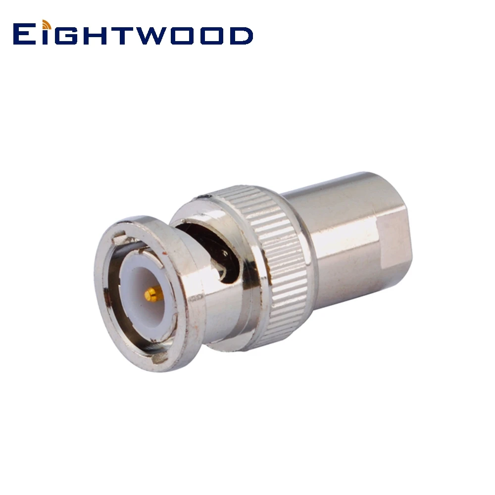

Eightwood BNC to FME RF Coaxial Adapter BNC Plug Male to FME Plug Male RF Coaxial Connector Straight Free Hanging