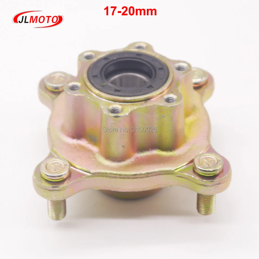 

67mm 17-20mm 110mm*4 STUD M10 Front Brake Disc Wheel Hub Fit For 150cc 200cc 250cc ATV UTV Buggy Go Golf Cart Quad Bike Parts