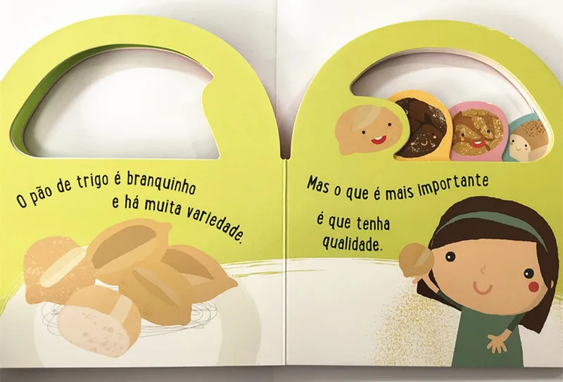 2 Books Parent Child Kids Toddler Trottie Portuguese Book Early Education Cute Picture Knowledge Learning Cardboard Libros Age 1