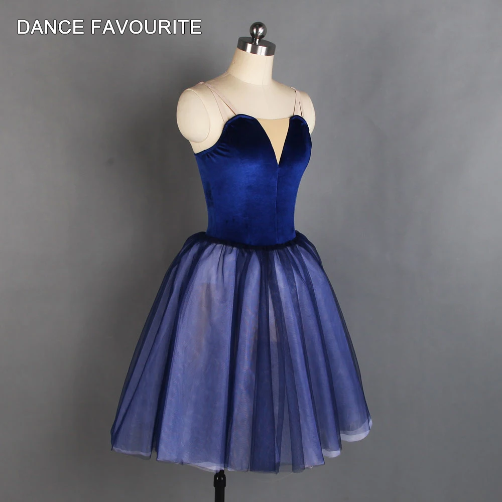 Dance Favourite Ballet Tutus 20137 Navy blue velvet bodice dance ballet tutu Romantic dance costumes