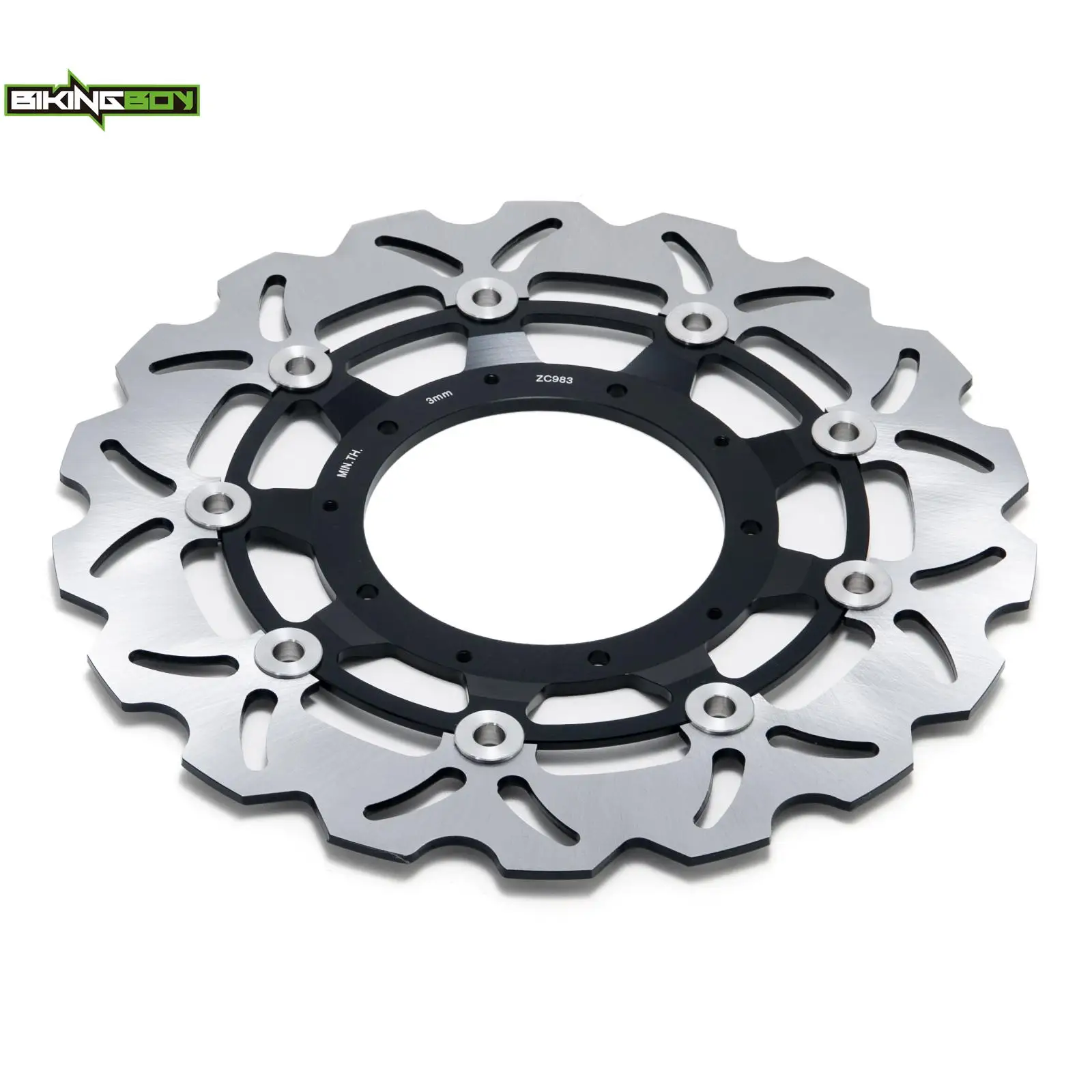 BIKINGBOY Front Brake Discs Disks Rotors For Honda X-ADV 750 2017 2018 2019 2020 2021 Stainless Steel 296mm Motorcycle