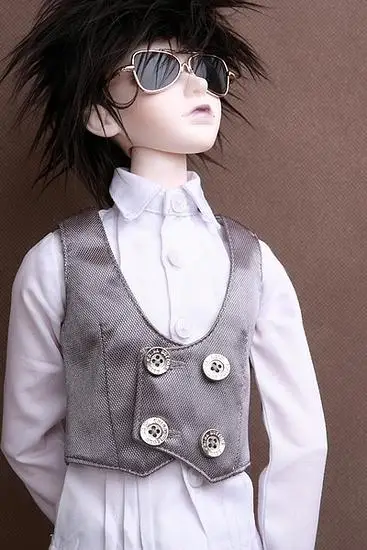 [wamami] 520# Silver/Pink Waistcoat/Trousers/Suit 1/4 MSD 1/3 SD DZ AOD SD BJD Dollfie