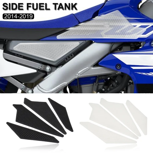 Imagen 2 del producto Nuevo para Yamaha YZ250F YZ250FX YZ450F YZ450FX WR250F WR450F 2014-2019 pegatinas antideslizantes de tanque lateral almohadilla impermeable 2015 2016 2017