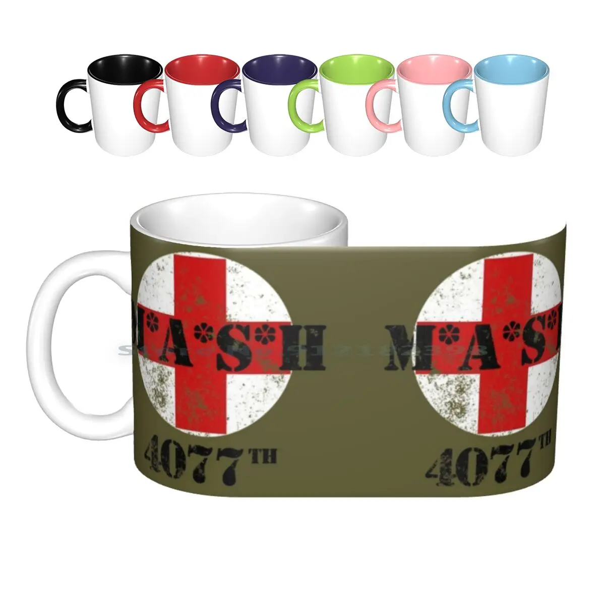 Mash 4077th Ceramic Mugs Coffee Cups Milk Tea Mug Mash 4077th The Swamp Tv Series Hawkeye Trapper 4077 Korean Hot Lips Military