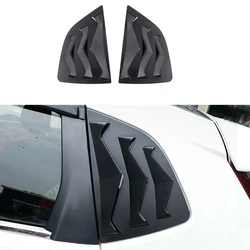 For Honda Fit Jazz 2014 2015 2016 2017 2018 2019 Car Side Vent Window Louver Shutter Covers Trim Rear Window Louvers Scoop Cover