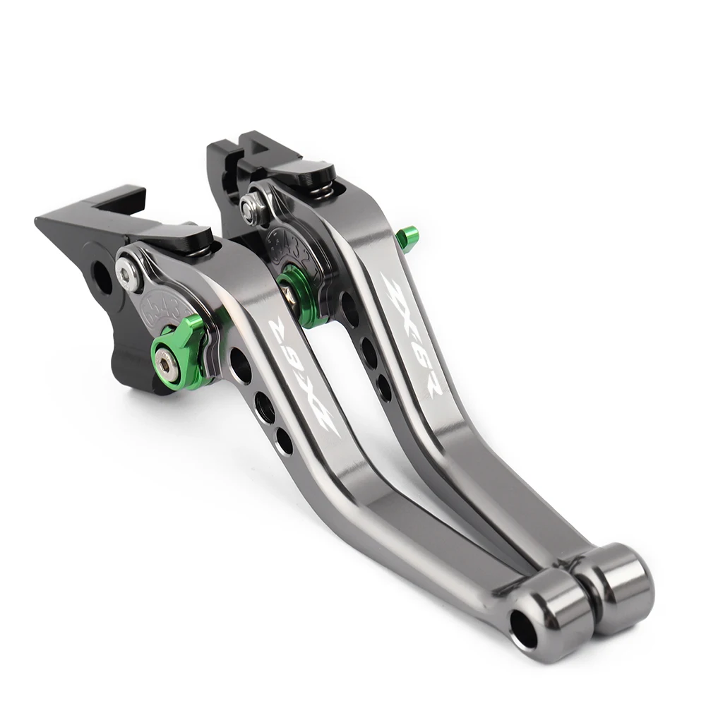 CNC Short Brake Clutch Levers For Kawasaki ZX6R ZX 6R ZX-6R / 636 2019 - 2023 2022 2021 Motorcycle Accessories