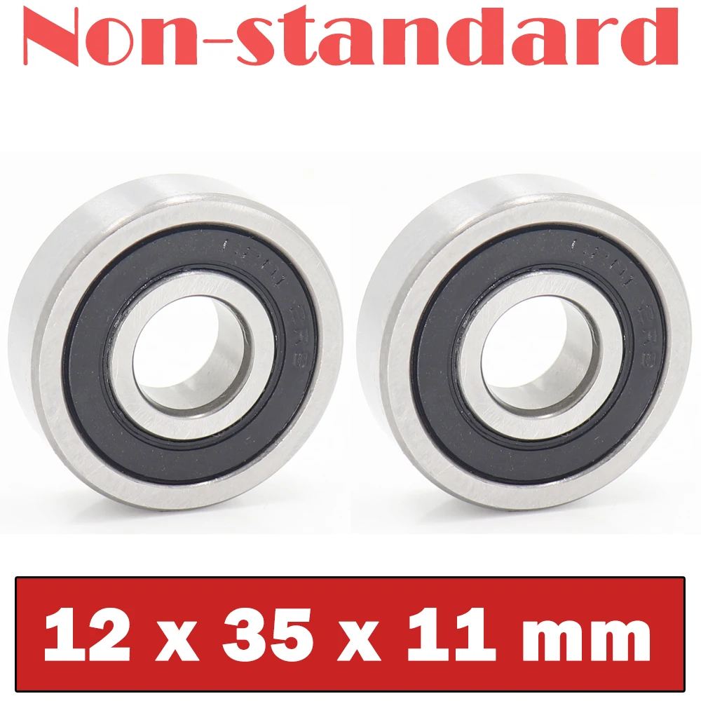 123511 Non-standard Ball Bearings ( 2 PCS ) Inner Diameter 12 mm Outer Diameter 35 mm Thickness 11 mm Bearing 12*35*11 mm