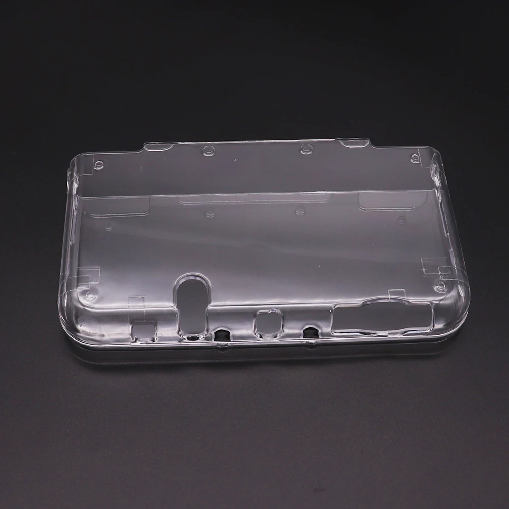 Para nintend novo 3ds xl ll plástico claro cristal proteção casca dura capa da pele para nintend nova 3ds xl ll console & jogos