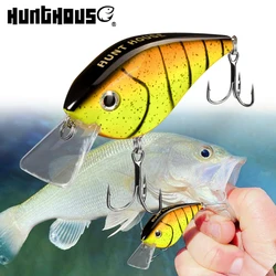 Hunthouse Kvd 2.5 Vierkante Aas Vissen Crank Harde Lokken Drijvende 65Mm/16.5G Crankbait Wobblers Oppervlak Swimbait Voor bass Pike