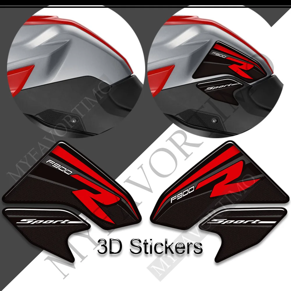 

For BMW F900R F900 F 900 R 3D Stickers Decals Fuel Tank Pad Tankpad Fishbone Protector Motorcycle 2019 2020 2021 2022