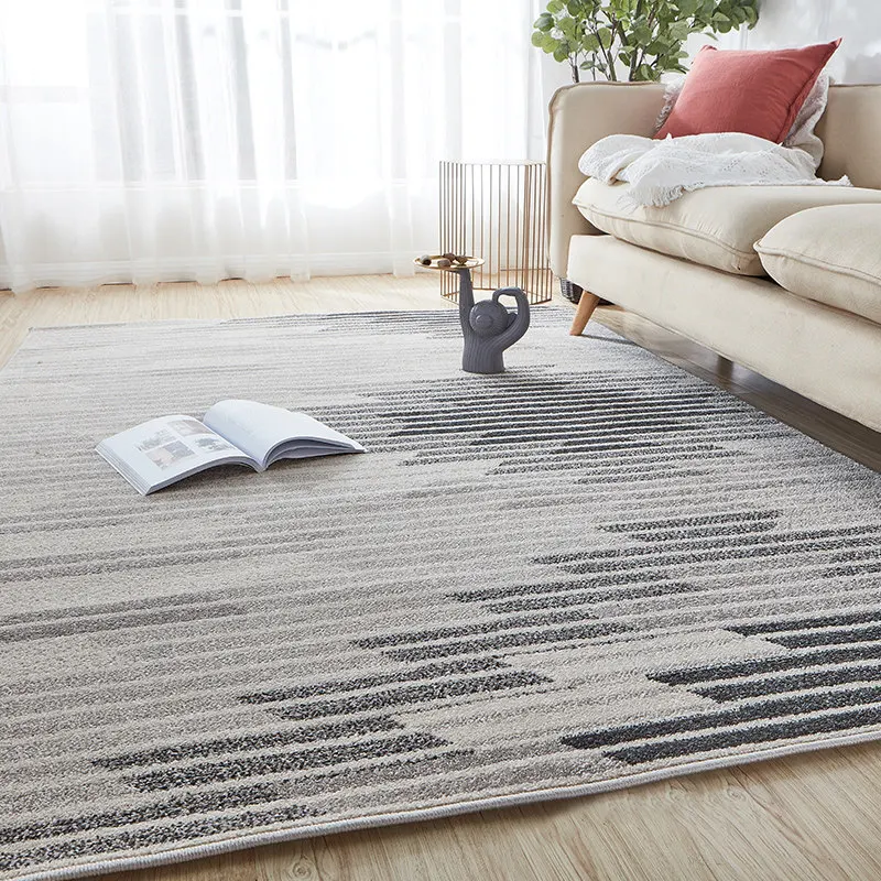 Nordic Ins Concise Living Room Carpet Light Luxury Bedroom Rug Modern Sofa Coffee Table Floor Mat Large Area Polypropylene Rug