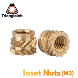 Trianglelab M3 Brass Embedded Nut Inset Nut For Sherpa MINI Extruder KIT 3D Printer Accessories