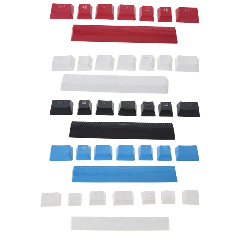 8 keys/Pack 6.5u Space Bar PBT Keycaps Double Shot Keycaps For Corsair STRAFE K65 K70 K95 Mechanical Keyboard Keycap