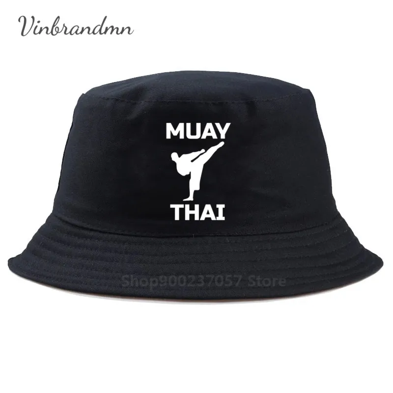 New Hot Sale MMA Fighter bucket hat Muay Thai Karate Fitness Gym Sport 3D Kick Boxing Kung Fu Gorros Fishing Fisherman Hat