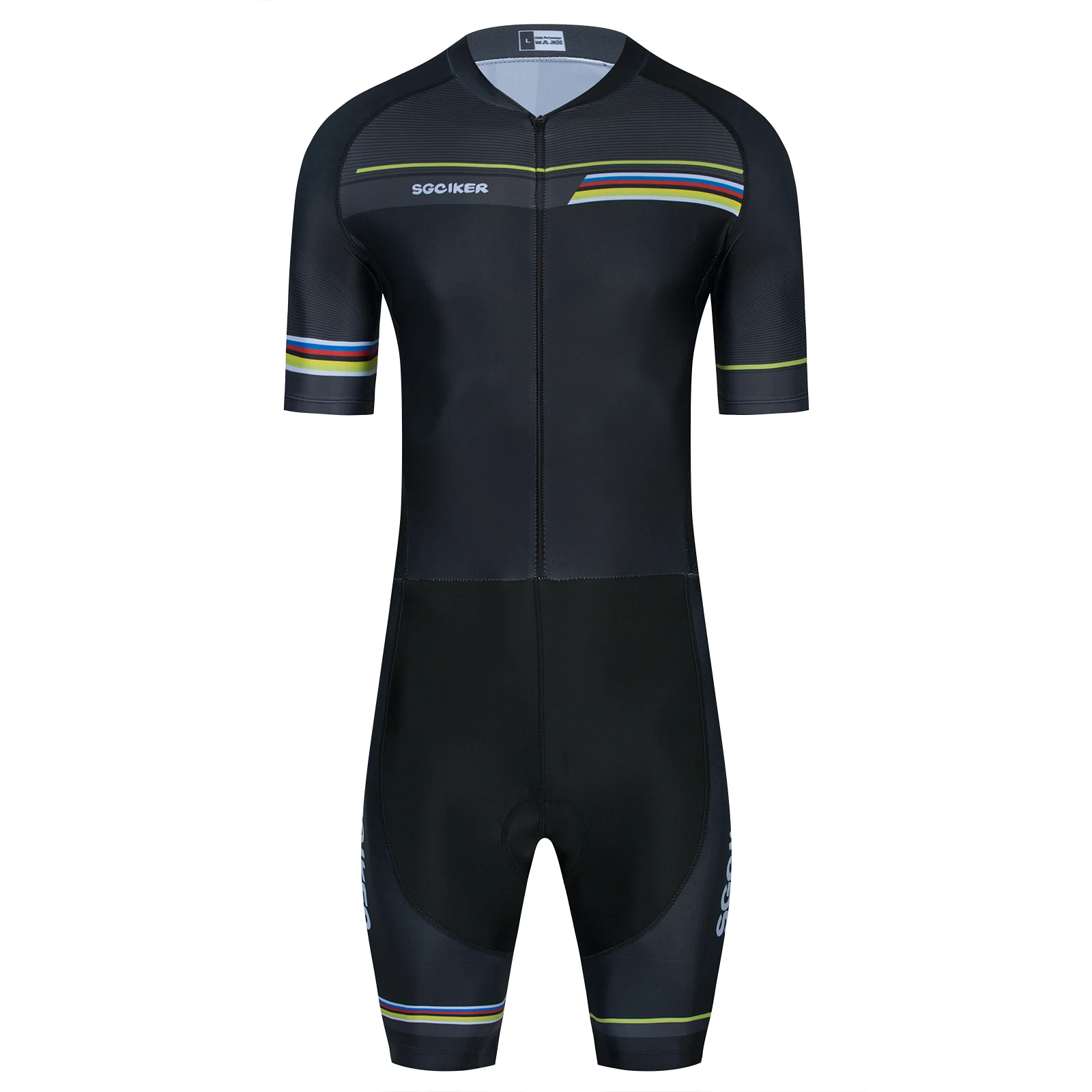 

SGCIKER Team Road Cycling Skinsuit Short sleeve bodysuit Quick Dry Trisuit bike cloth MTB Ropa Ciclismo Speedsuit