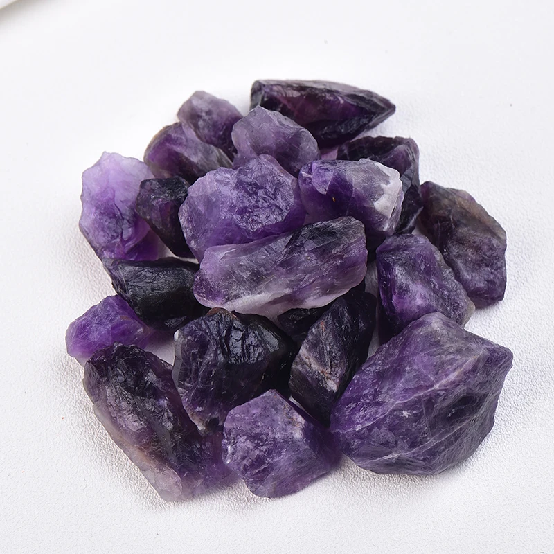 1PC Natural Amethyst Irregular Healing Stone Purple Gravel Mineral Specimen Raw Quartz Crystal Gift Jewelry Accessory Home Decor