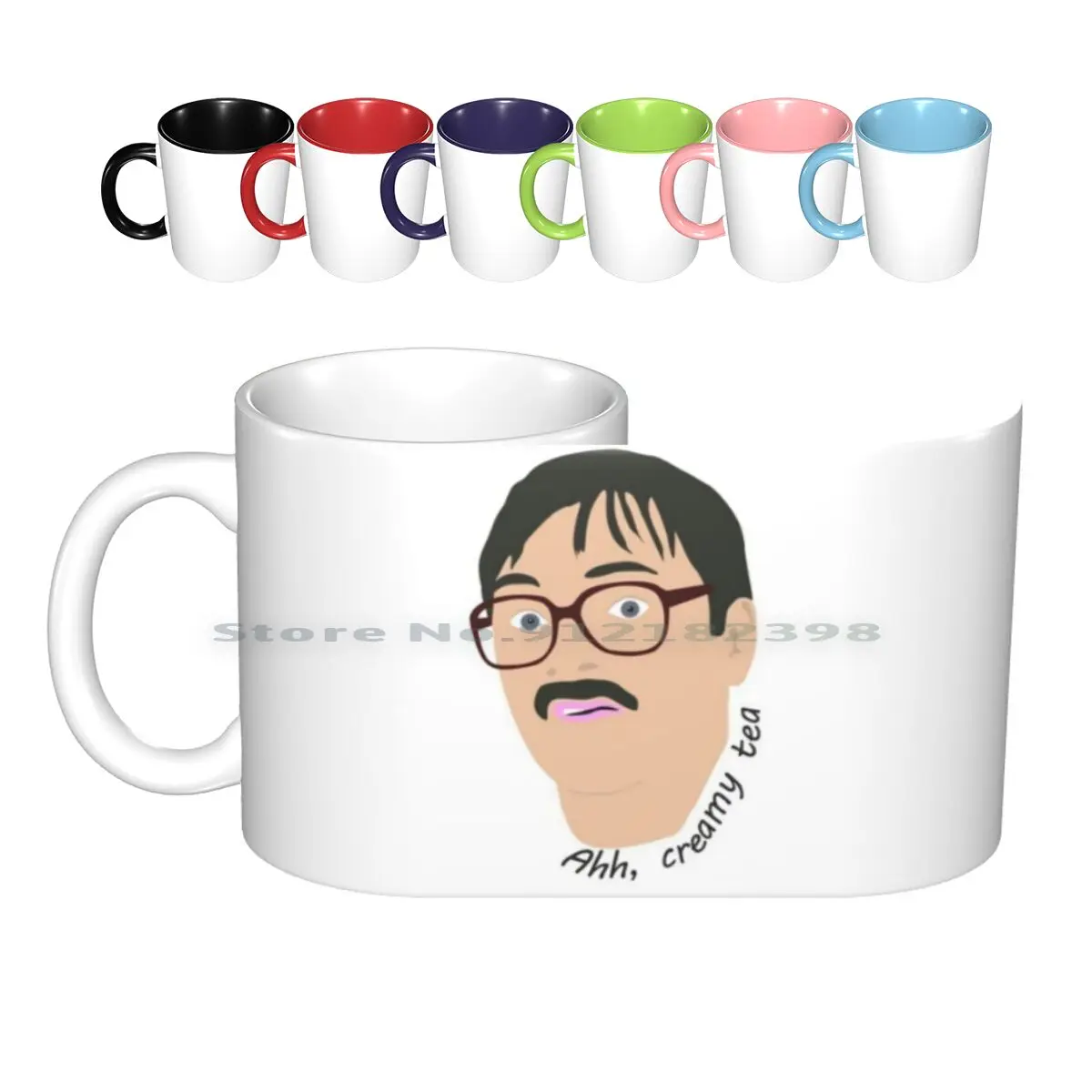 Jim Creamy Tea Friday Night Dinner Ceramic Mugs Coffee Cups Milk Tea Mug Friday Night Dinner Jim Creamy Tea Fan Art Creative