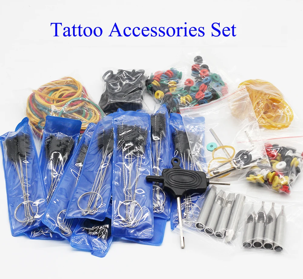 

Tattoo Accessories 50pcs Tattoo O-rings 50pcs Grommets Professional Tattoo machine Accesories set 50pcs Tattoo Rubber Bands