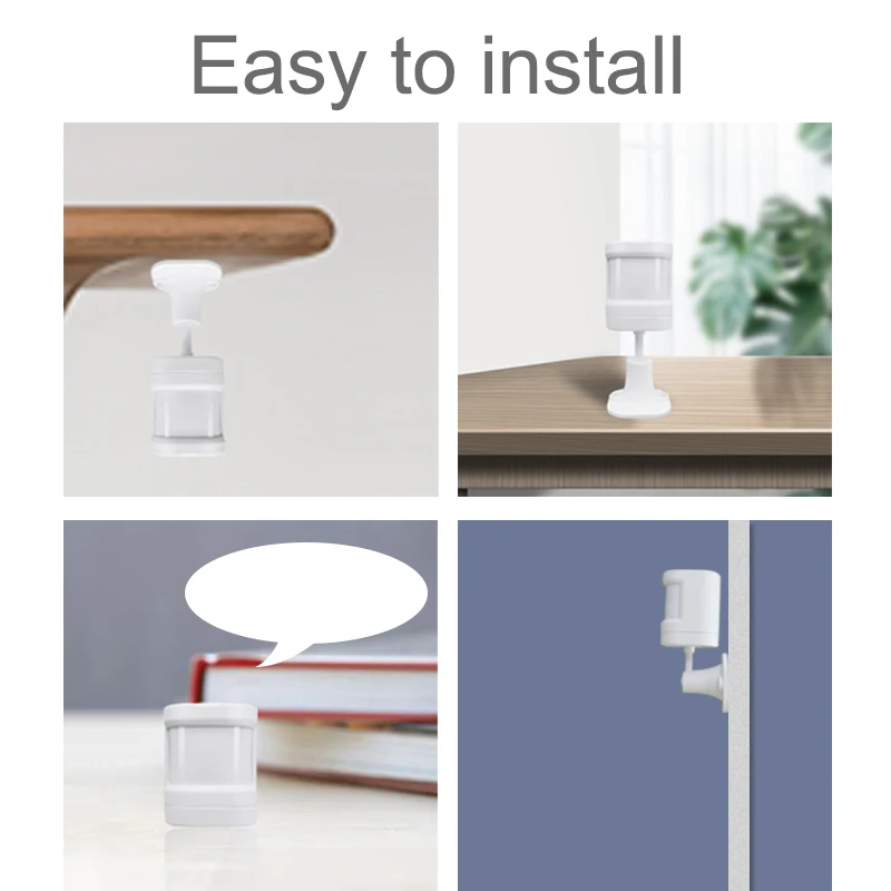 Mini Wireless Intelligent PIR Motion Sensor Alarm 433MHz Passive Infrared Detector For Home Burglar Anti-Theft Alarm System