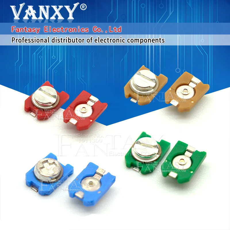 10szt trymer Regulowany kondensator 3PF 6PF 10PF 20PF 30PF SMD TZC3Z300A110 TZC3Z060A110 TZC3Z030A110 TZC3Z200A110 TZC3Z100A110