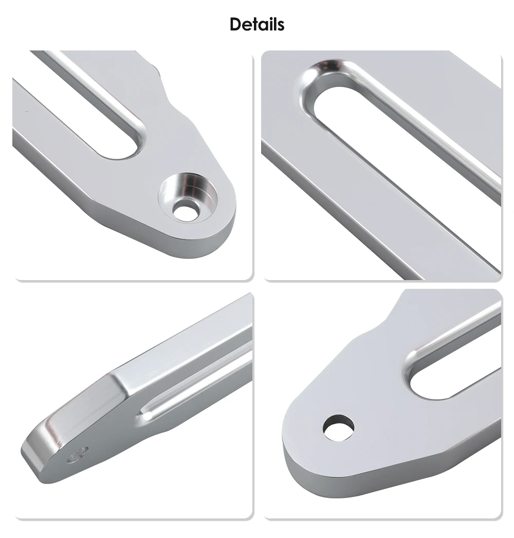 13000lbs Winch Rope Guide Hawse Aluminum Fairlead For Off-Road 4WD Mounting Hole Distance 254mm