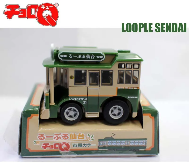 New Takara Tomy Choro Q Toy Cars Tokyo Bus Plastic pullback car sky duck watching bus loop bus