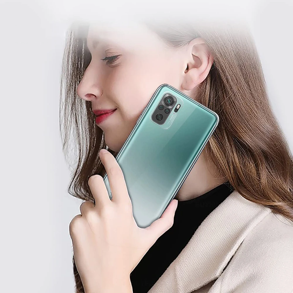 Ultra Thin Silicone Phone Case For Xiaomi Redmi Note 11 10 9 8 Pro Max 11T 10S 9S 9T 8T Clear Soft Case For Redmi 10 9A 9C Coque