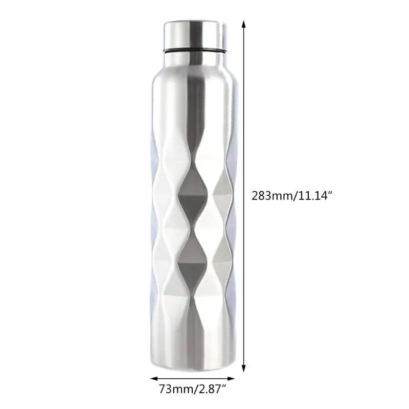 1 Liter Water Bottle Stainless Steel Bottle Sport Water Bottle Large Capacity Single-wall Gym Sport Water Jug Fitness Kettle