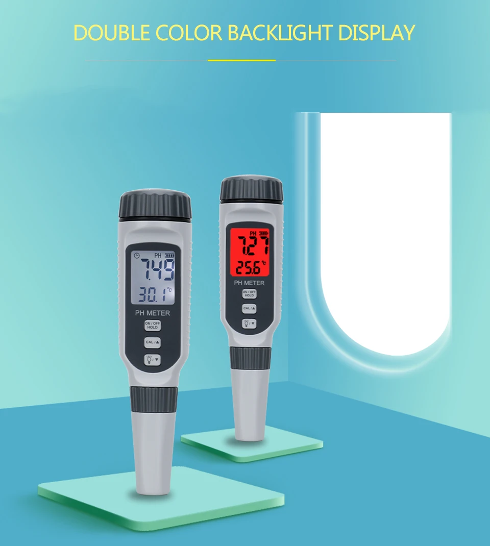 Professionelles PH-Messgerät Stifttyp Wasserqualitätstester Acidometer für Aquarium Säuremessgerät Wasser-Messgerät PH-Säuremesser – Detail 7
