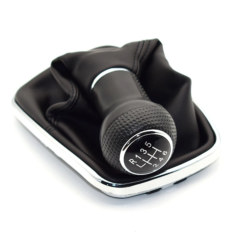 

6 Speed 12mm Car Gear Shift Knob Lever Shifter Gaitor Boot For Volkswagen VW 1999-2004 Golf 4 IV MK4 GTI R32 Bora Jetta M