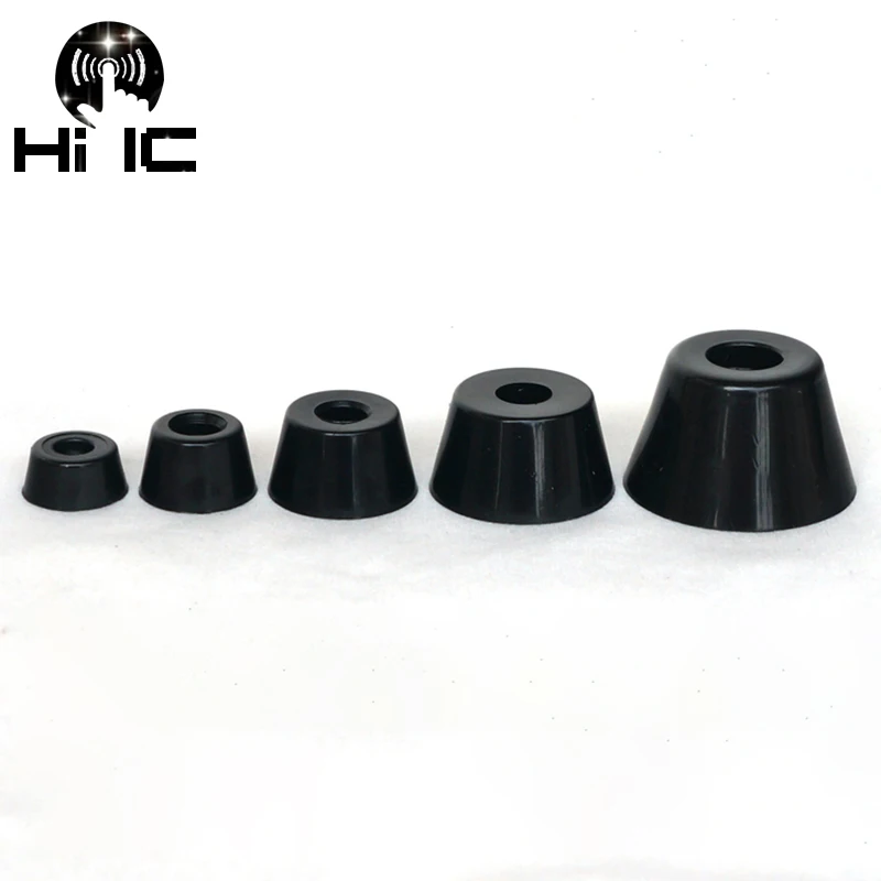 Stereo AUDIO Amplifier Rubber Foot Pad Machine Foot Speaker Stand Feet Foot Pad Spikes Cone Floor Foot Nail Shock Absorber