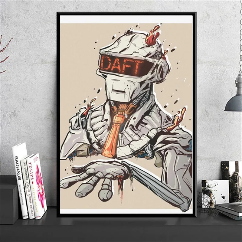 الحديث دافت الشرير الإبداع قماش يطبع المشارك مجردة الفن اللوحة لوحات الزخرفية للمقاهي وبار ديكور المنزل الفني