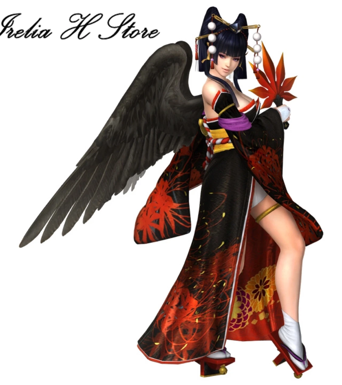 

Irelia H Store DOA Nyotengu Cosplay Costume Nyotengu kimono Custom made
