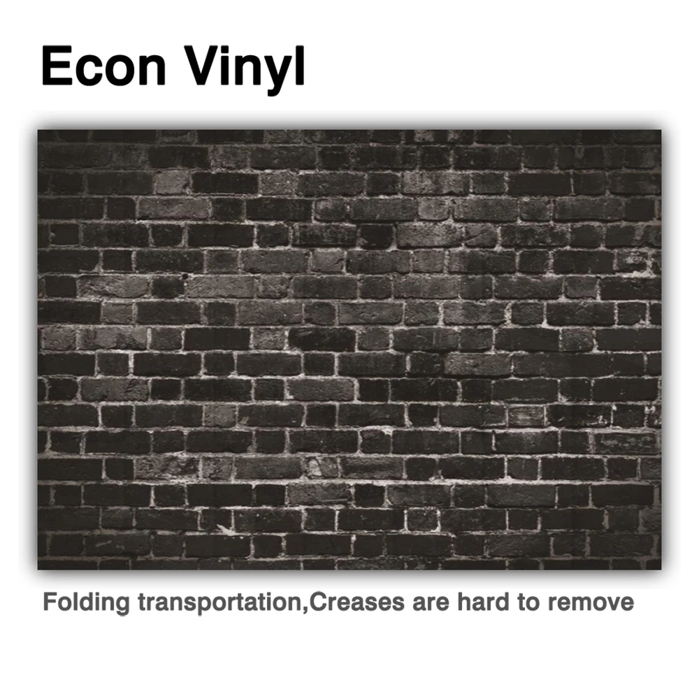 Funnytree 벽돌 벽 어두운 검은 전문 사진 배경 배너 빈티지 소품 스튜디오 장식 Photozone 배경