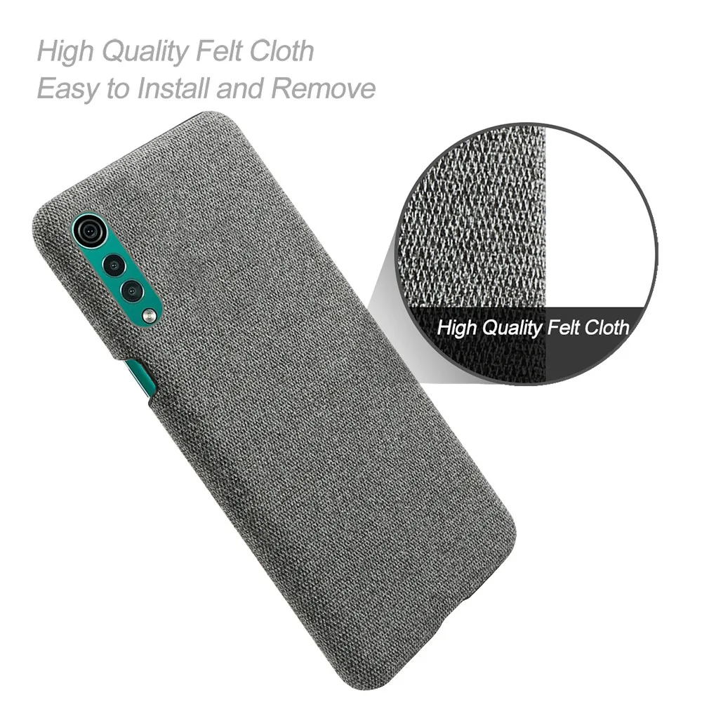 

Anti-slip Ultra Thin Fabric Cloth Case For LG Velvet 5G Phone Cover For LG Velvet LM-G910EMW For LG Velvet 5G LM-G900N LM-G900EM