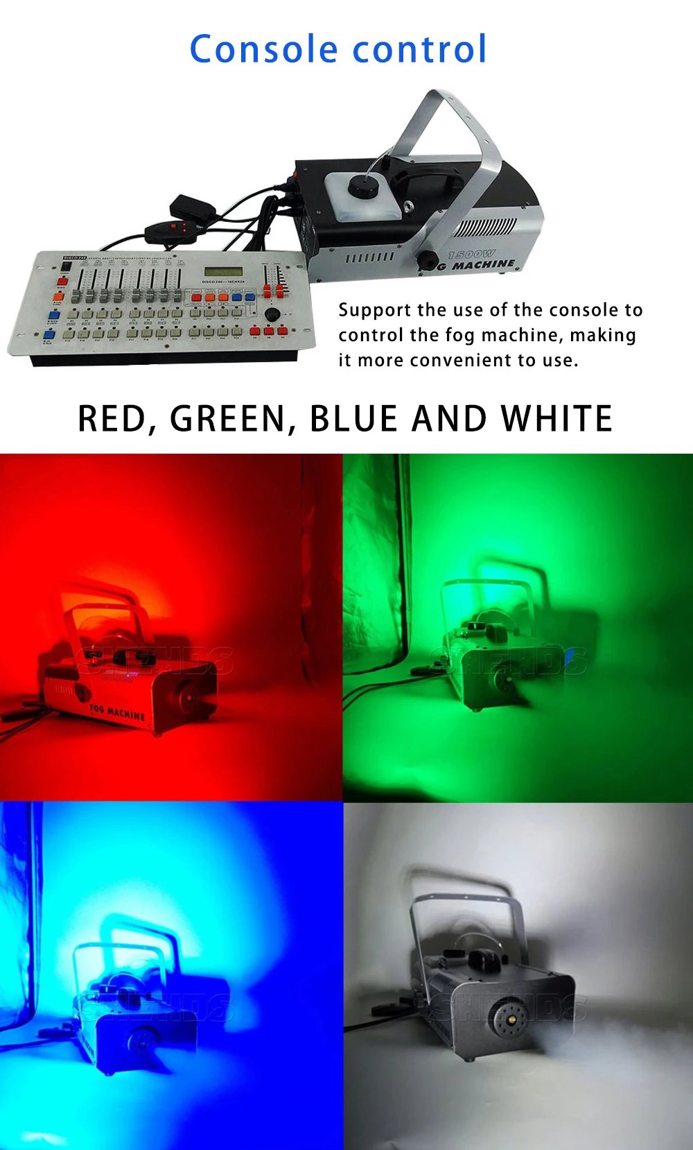 1500W DMX Nebel Maschine Drahtlose Fernbedienung Fogger Für Party DJ Disco Hochzeit Konzert DMX512 Nebel Maschine – Detail 4