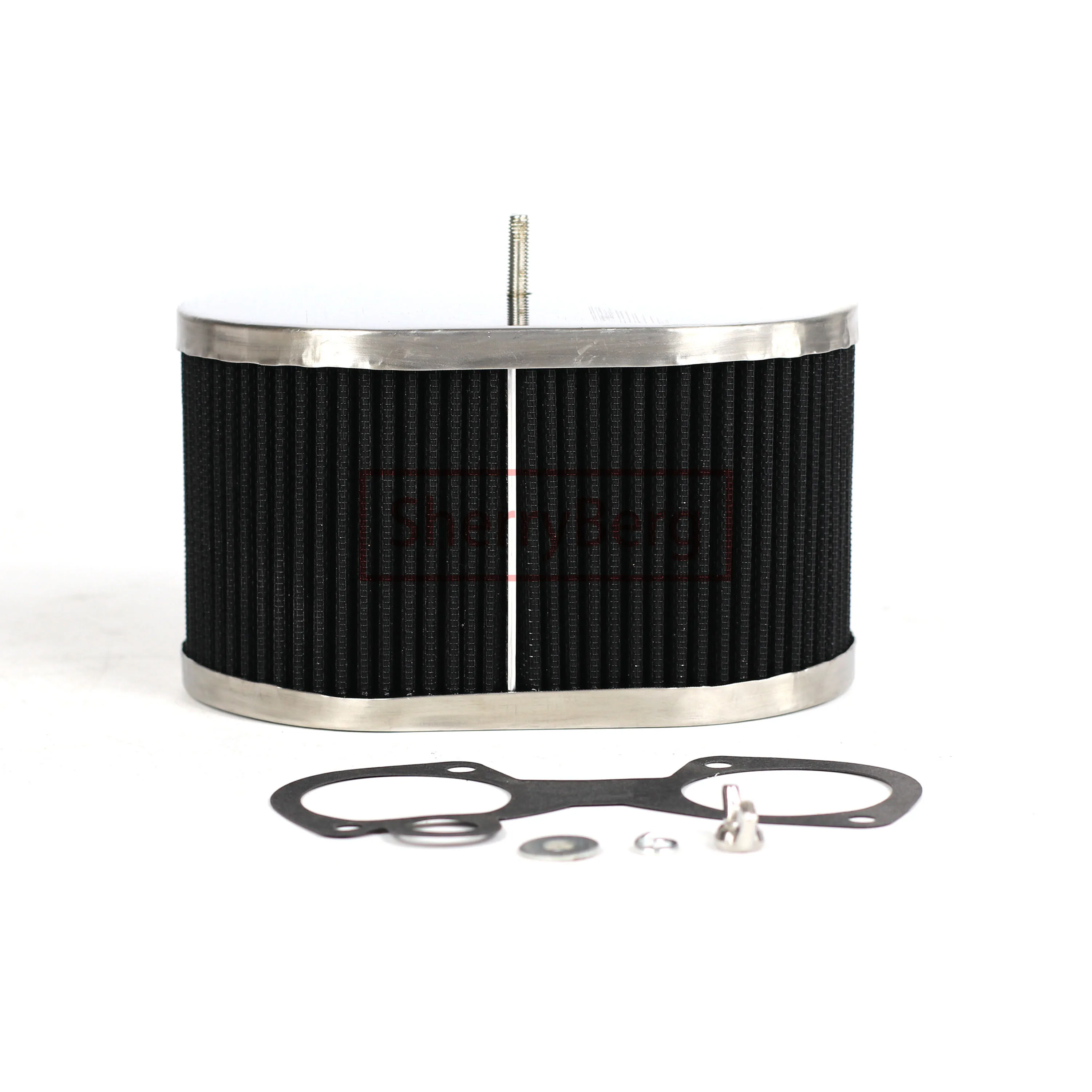 SherryBerg FAJS EMPI AIR FILTER air cleaner for Dellorto DHLA Weber DCOE Stainless Air Filter 100MM 3.94“ DEEP carburetor filter