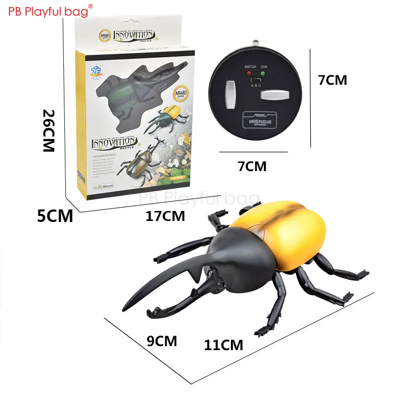 RC Insect Electric Simulated Snake toys Remote Control Animal Model Adult Tricky toys Cockroach Pillbug Children gifts AC38